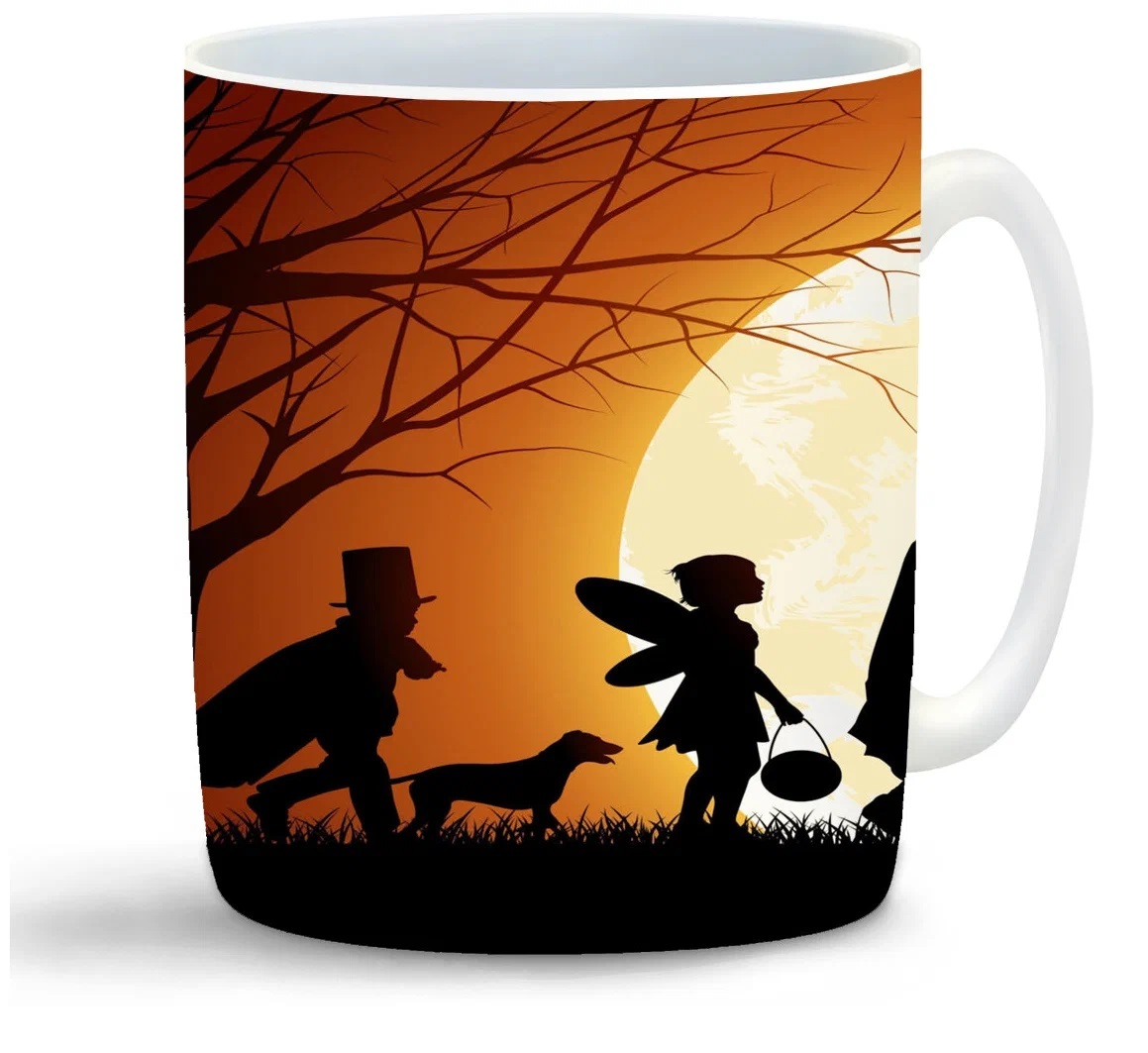 

Кружка CoolPodarok Halloween Луна Тени
