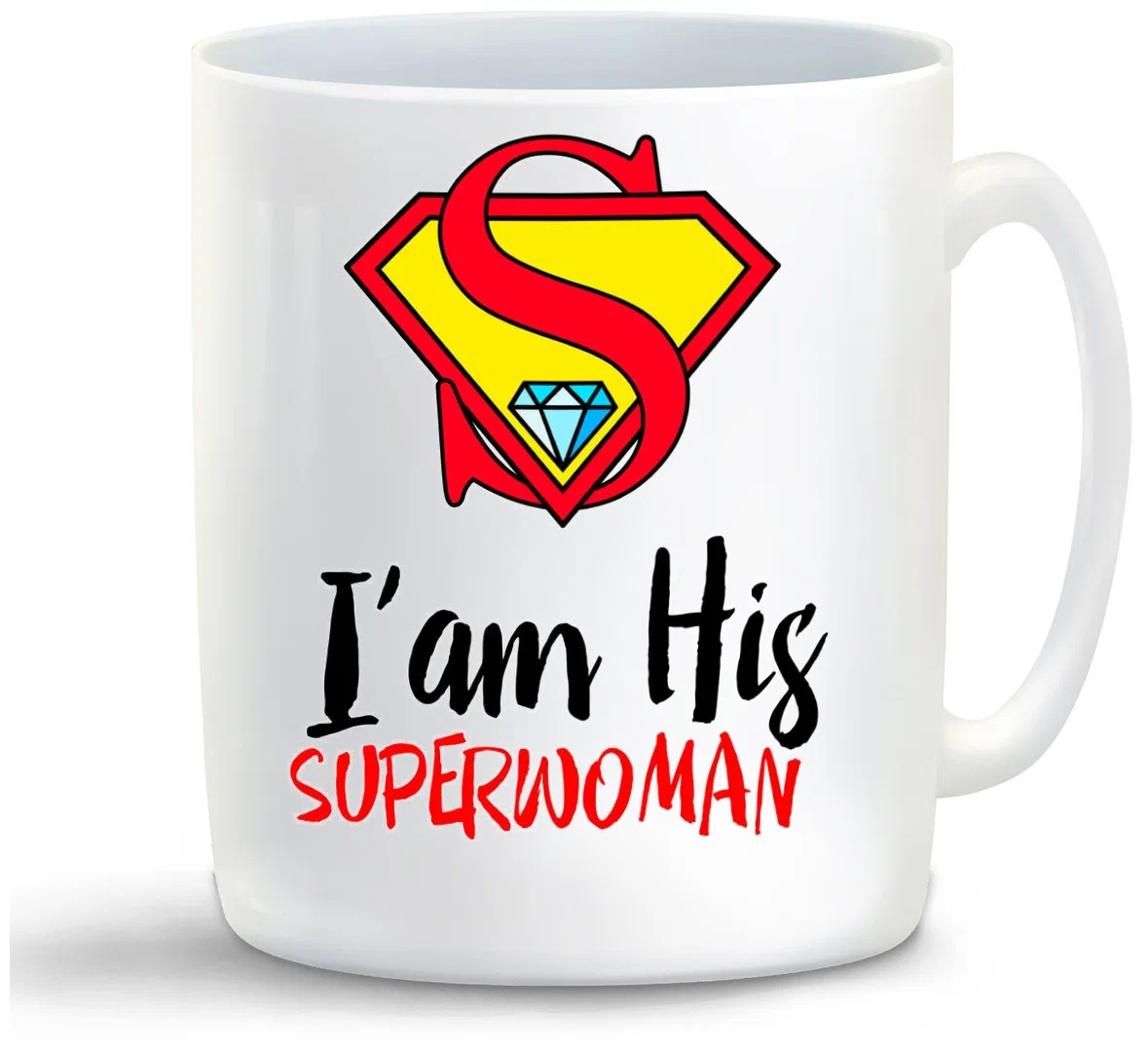 

Кружка CoolPodarok I AM HIS SUPERWOMAN