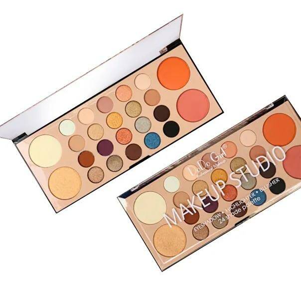 Профессиональная палетка для макияжа DoDo Girl MakeUp Studio 24 Eyeshadow palette № В палетка теней для век revolution makeup soph x super spice