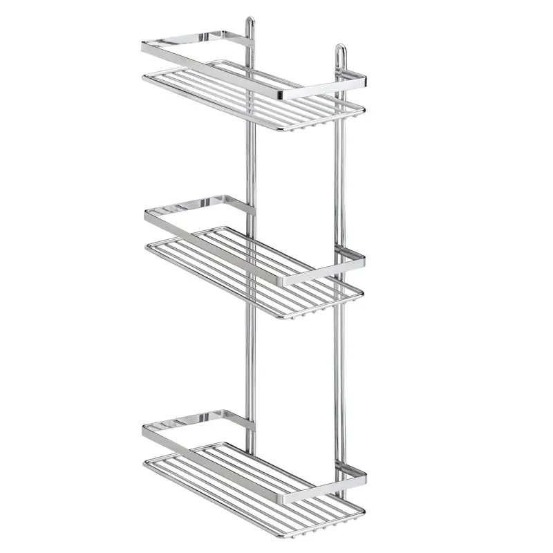 

Полка для ванной Tekno-tel Chrome ES065 хром 25 x 12 x 46 см