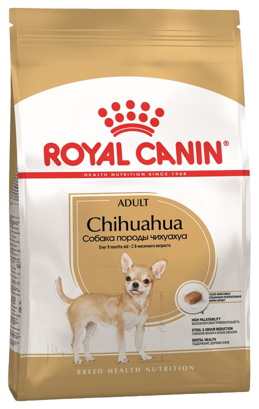 

Сухой корм для собак ROYAL CANIN Chihuahua 28 для чихуахуа, 4 шт по 0,5 кг