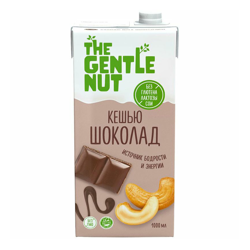 Растительный напиток The Gentle Nut Ореховый кешью-шоколад 1 л