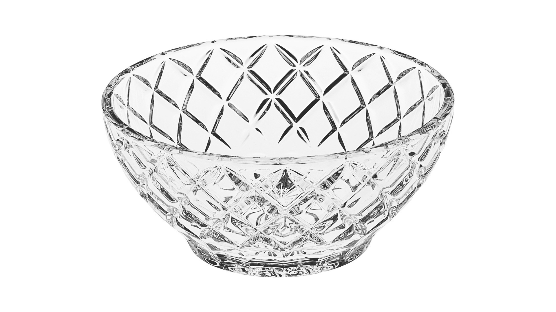 

Салатник Crystal Bohemia Diamond 12,6 см, Прозрачный