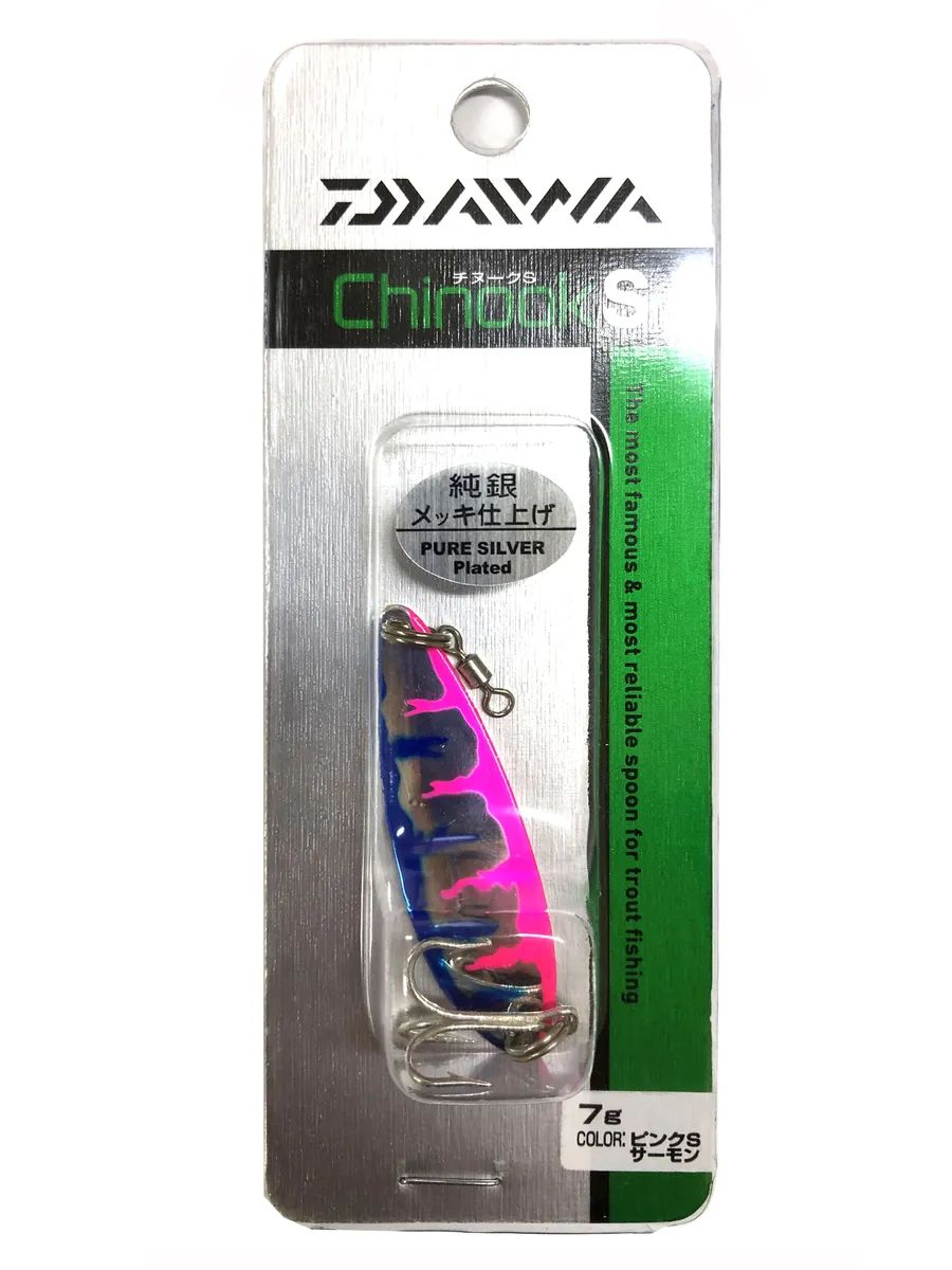 

Блесна Daiwa Chinook S 7 г, pink s salmon, 1 шт., Розовый, Chinook S