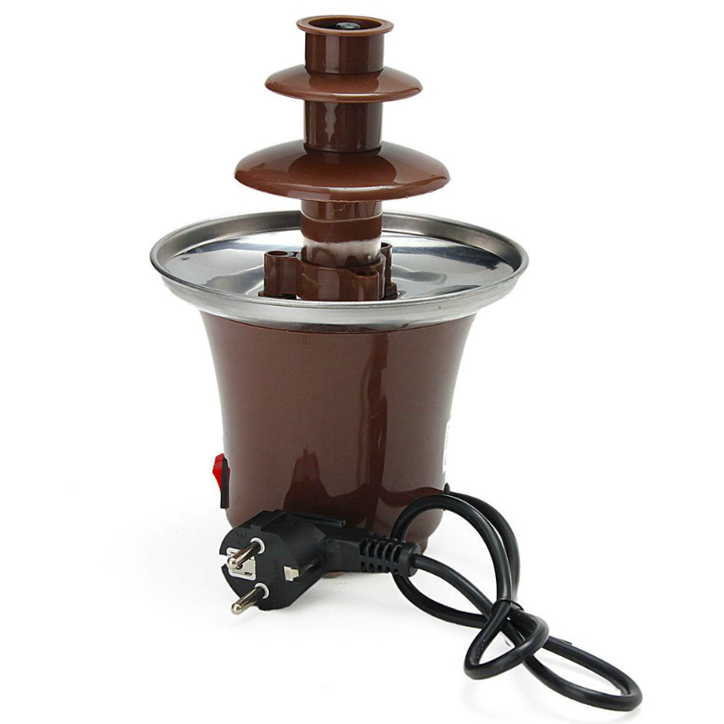 Шоколадный фонтан фондю Chocolate Fondue Fountain Mini