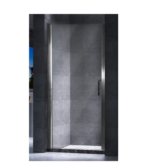 Душевая дверь Esbano ESDN70LDL 70 см хром, прозрачное закаленное стекло