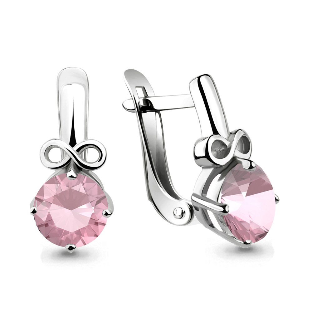

Серьги из серебра с фианитом Aquamarine 46041Р_925_р, 46041Р_925_р