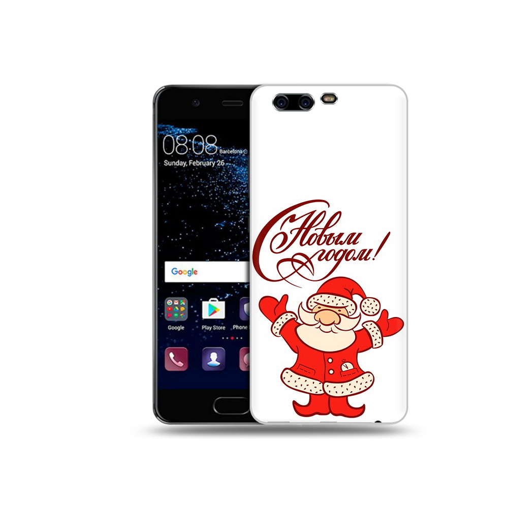 

Чехол MyPads Tocco для Huawei P10 Добрый дед мороз с новым годом 2023 (PT60870.50.69), Прозрачный, Tocco