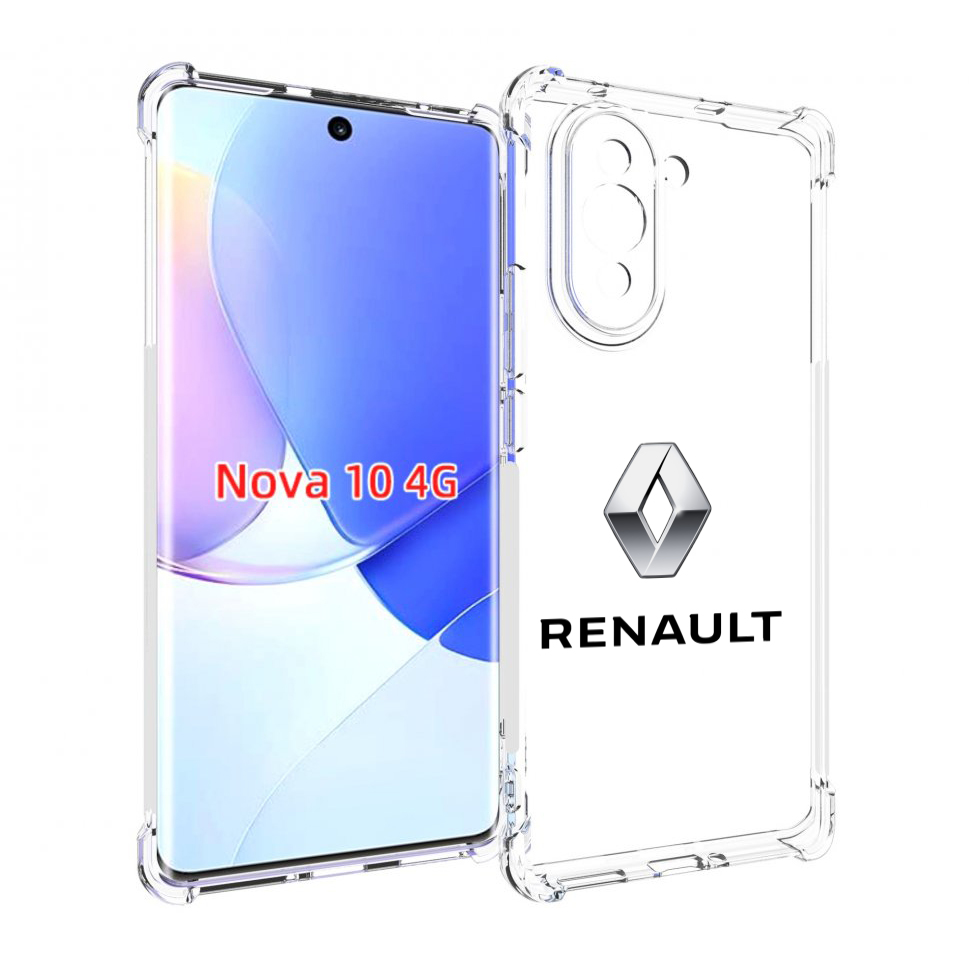 

Чехол MyPads рено-4 мужской для Huawei Nova 10, Прозрачный, Tocco