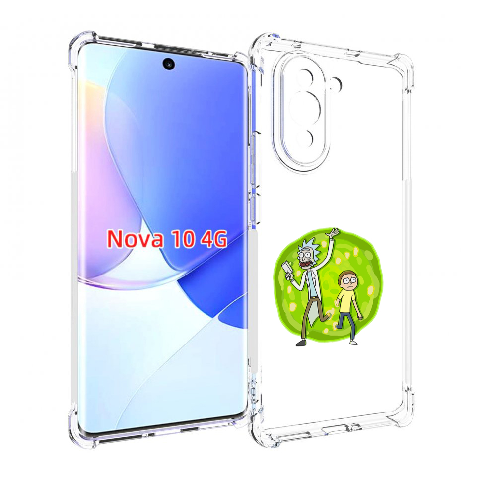 

Чехол MyPads рик-и-морти-в-кружке для Huawei Nova 10, Прозрачный, Tocco