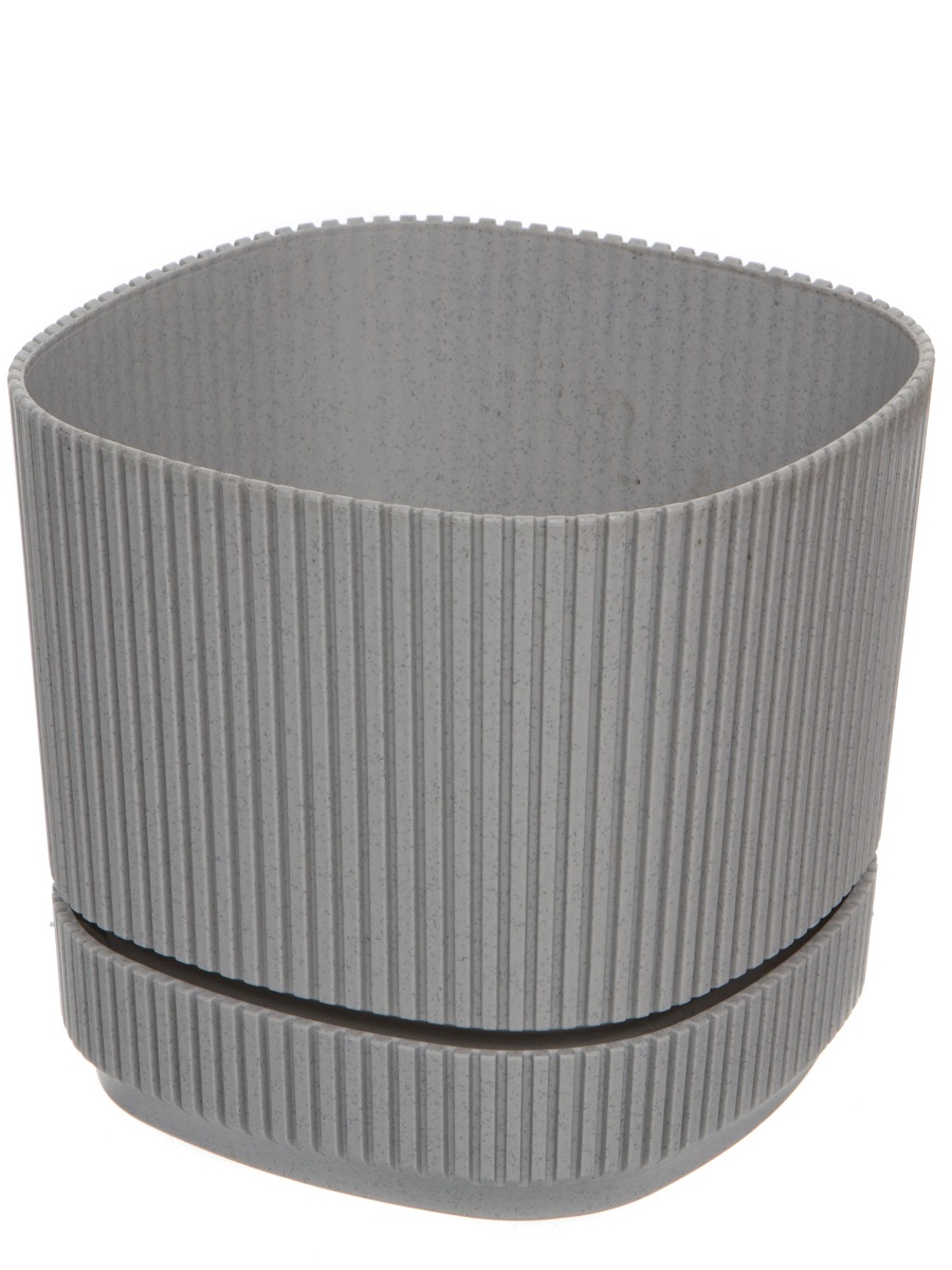 

Горшок для цветов Navako Milo 2.3L Grey, 1 шт., Серый, Milo 2.3L Grey