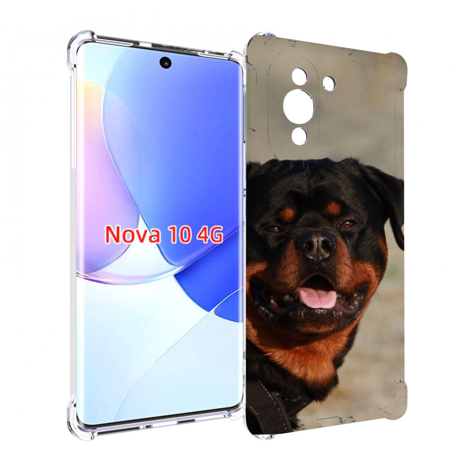 

Чехол MyPads ротвеллер 2 для Huawei Nova 10, Прозрачный, Tocco