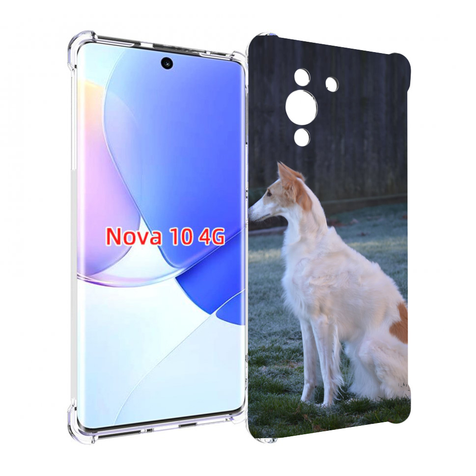 

Чехол MyPads русская псовая борзая для Huawei Nova 10, Прозрачный, Tocco