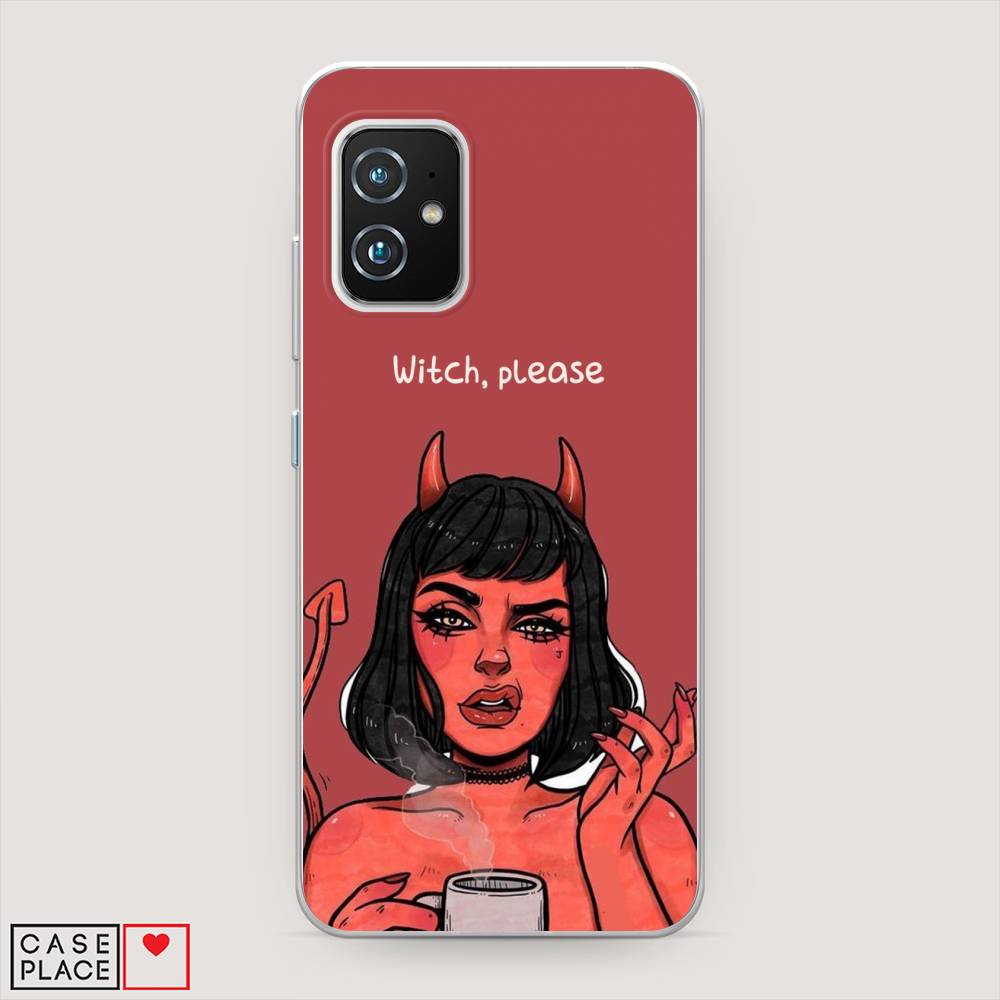 

Чехол Awog на Asus Zenfone 8 Mini "Evil Girl", Красный;черный, 44350-6