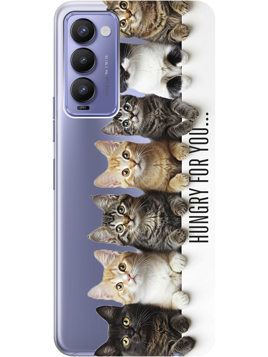

Силиконовый чехол на Tecno Camon 18 / 18P с принтом "Изголодались по тебе" прозрачный, Прозрачный;желтый;черный;белый, 741735911