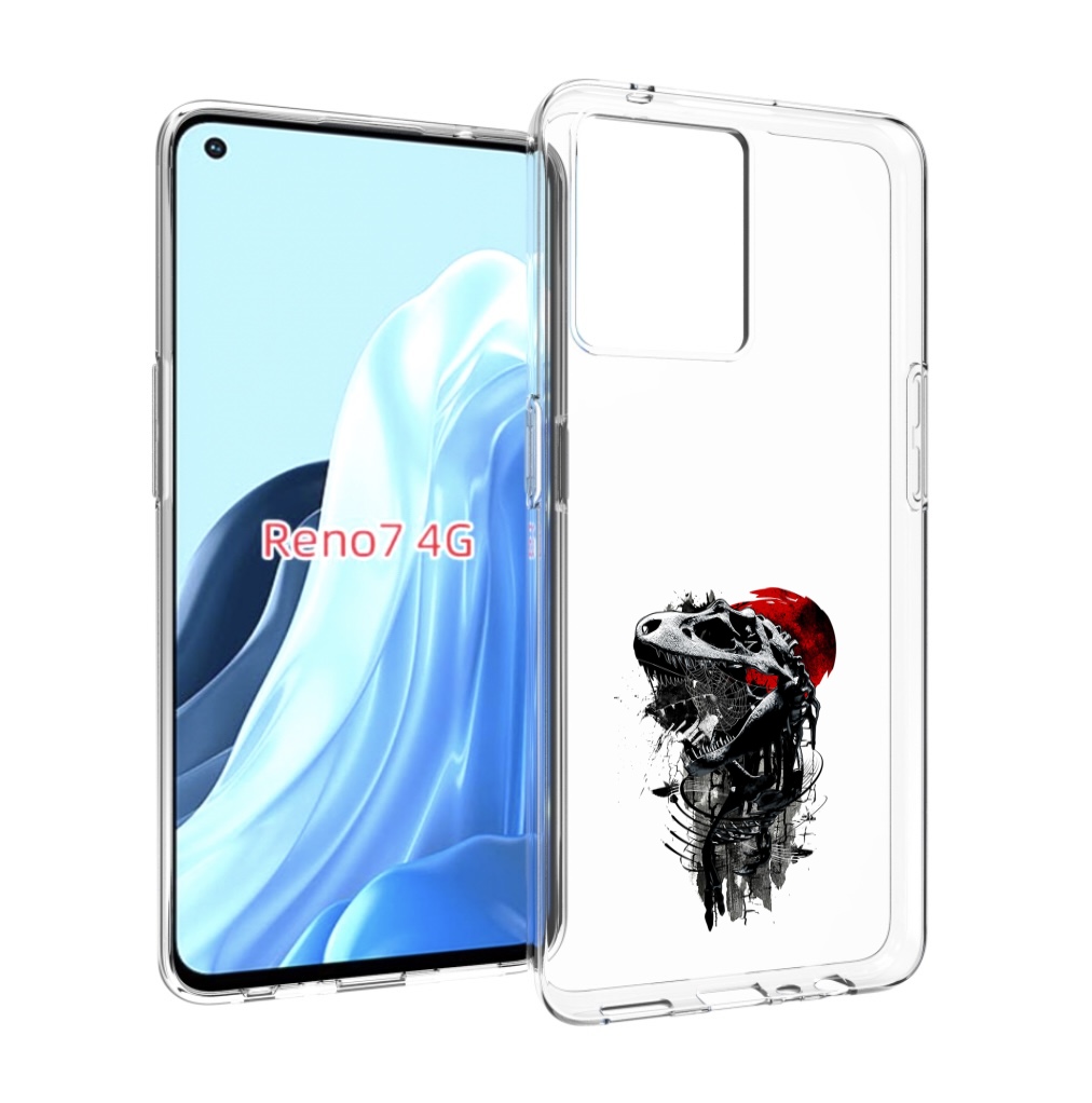 

Чехол MyPads вымерший динозавр для OPPO RENO 7 4G, Прозрачный, Tocco