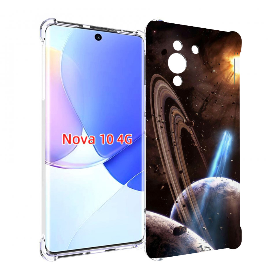

Чехол MyPads сатурн в космосе для Huawei Nova 10, Прозрачный, Tocco