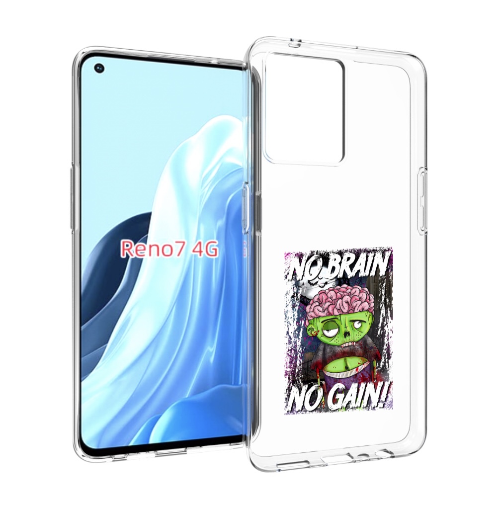 

Чехол MyPads глупый зомби для OPPO RENO 7 4G, Прозрачный, Tocco