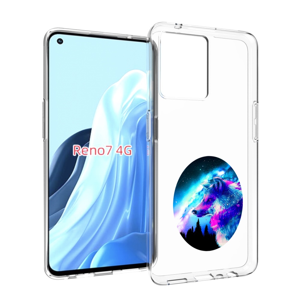 

Чехол MyPads голубой волк для OPPO RENO 7 4G, Прозрачный, Tocco