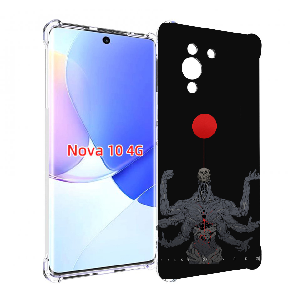 

Чехол MyPads скелет-с-6-руками для Huawei Nova 10, Прозрачный, Tocco