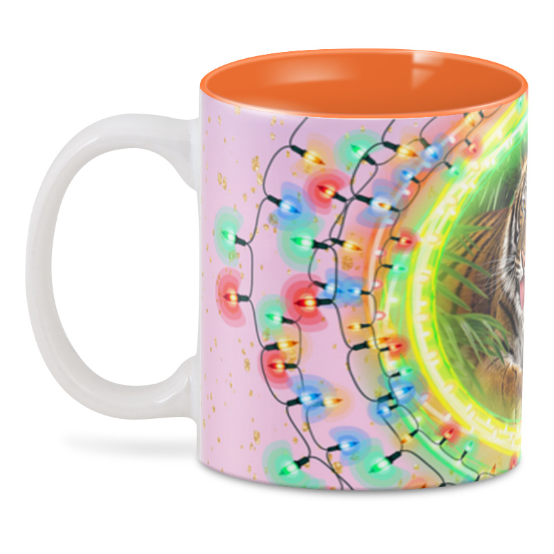 

3D кружка Printio Новогодняя .год тигра. 330 мл, Новогодняя .год тигра.