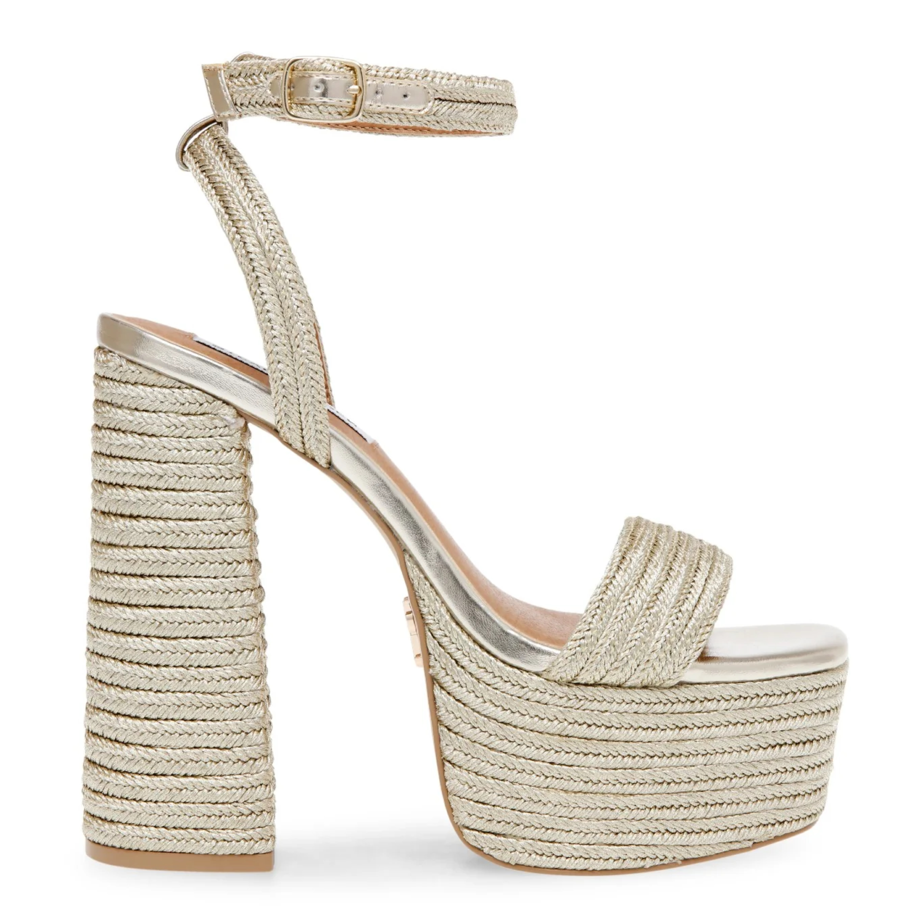 

Босоножки женские STEVE MADDEN SMSLAYERED-LTGLD золотистые 6 US, Золотистый, SMSLAYERED