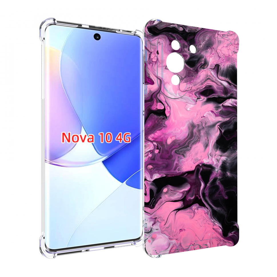 

Чехол MyPads смешивание-фиолетового для Huawei Nova 10, Прозрачный, Tocco