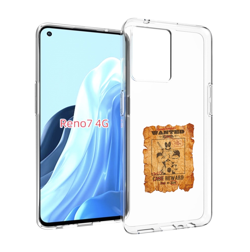 

Чехол MyPads дедпул для OPPO RENO 7 4G, Прозрачный, Tocco