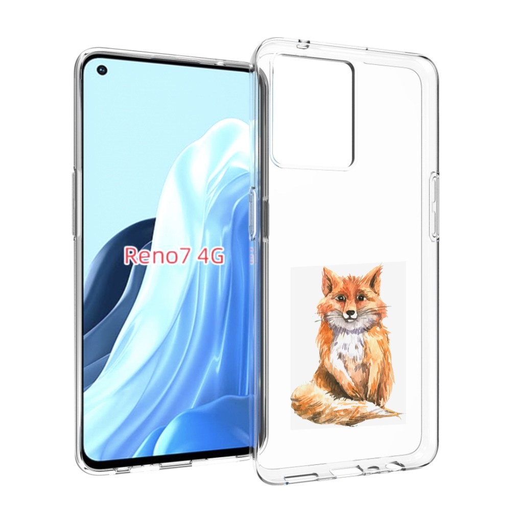 

Чехол MyPads детская лиса для OPPO RENO 7 4G, Прозрачный, Tocco