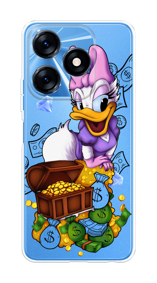 

Чехол на Tecno Spark 10/10C "Rich Daisy Duck", Коричневый;белый;фиолетовый, 303650-6