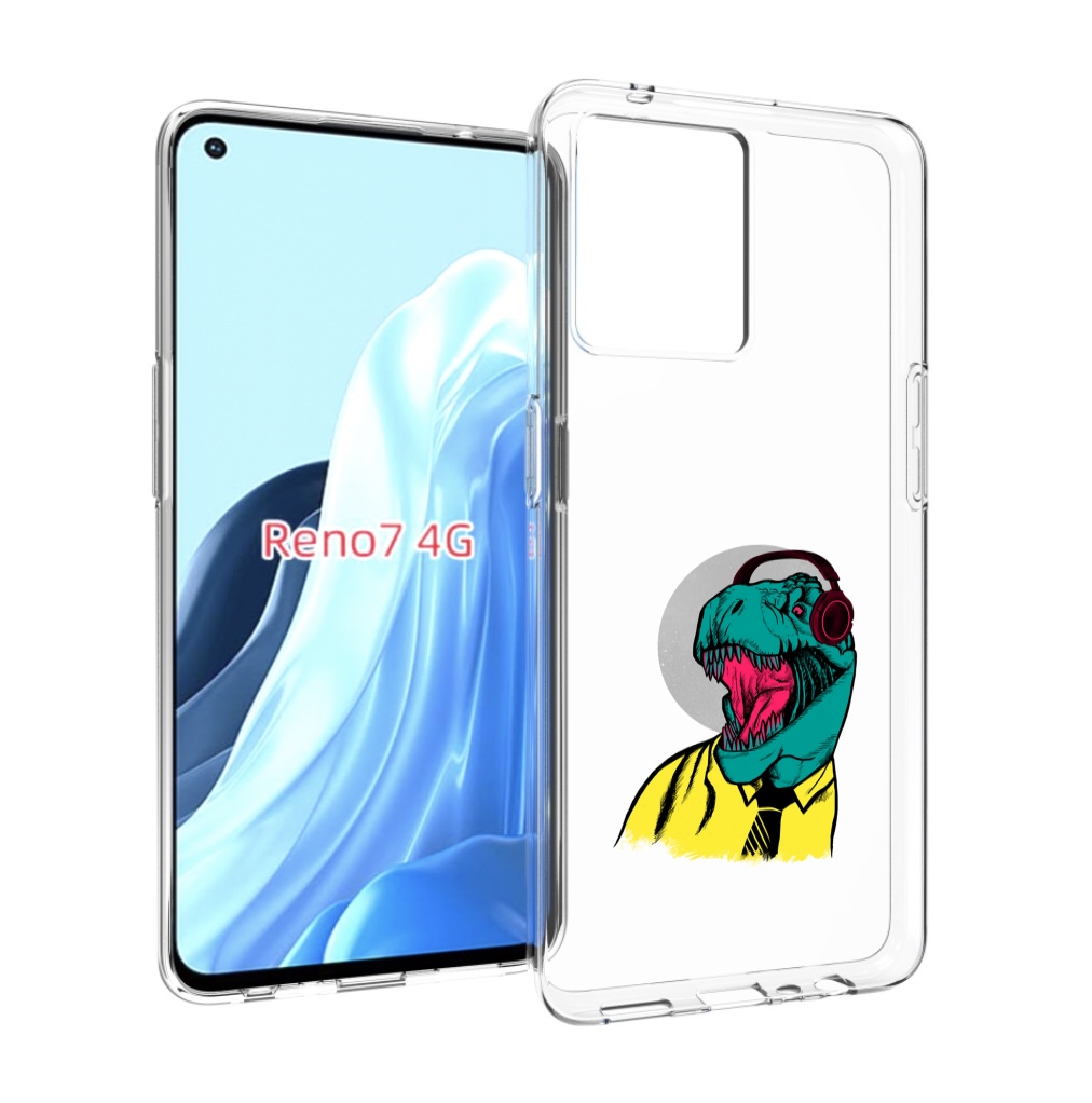 

Чехол MyPads дино для OPPO RENO 7 4G, Прозрачный, Tocco