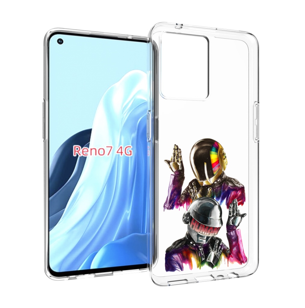 

Чехол MyPads диско космонавты для OPPO RENO 7 4G, Прозрачный, Tocco