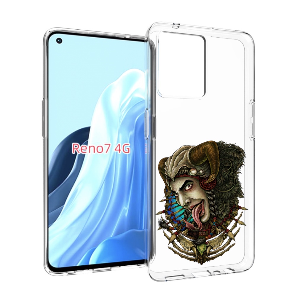 

Чехол MyPads длинный язык для OPPO RENO 7 4G, Прозрачный, Tocco