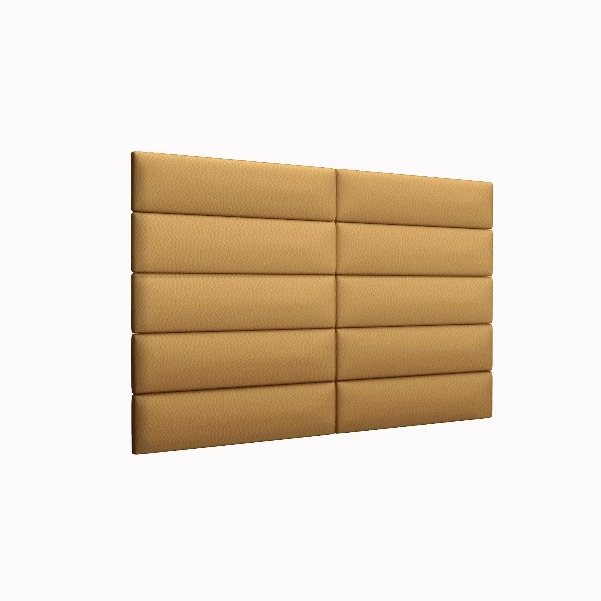 фото Стеновая панель eco leather gold 15х60 см 2 шт. tartilla