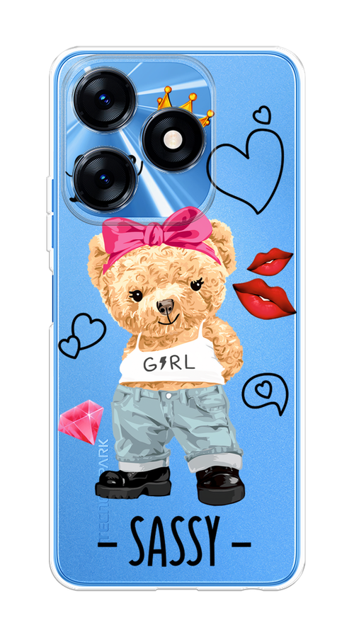 

Чехол на Tecno Spark 10/10C "Sugar Mommy", Голубой;белый;розовый, 303650-6