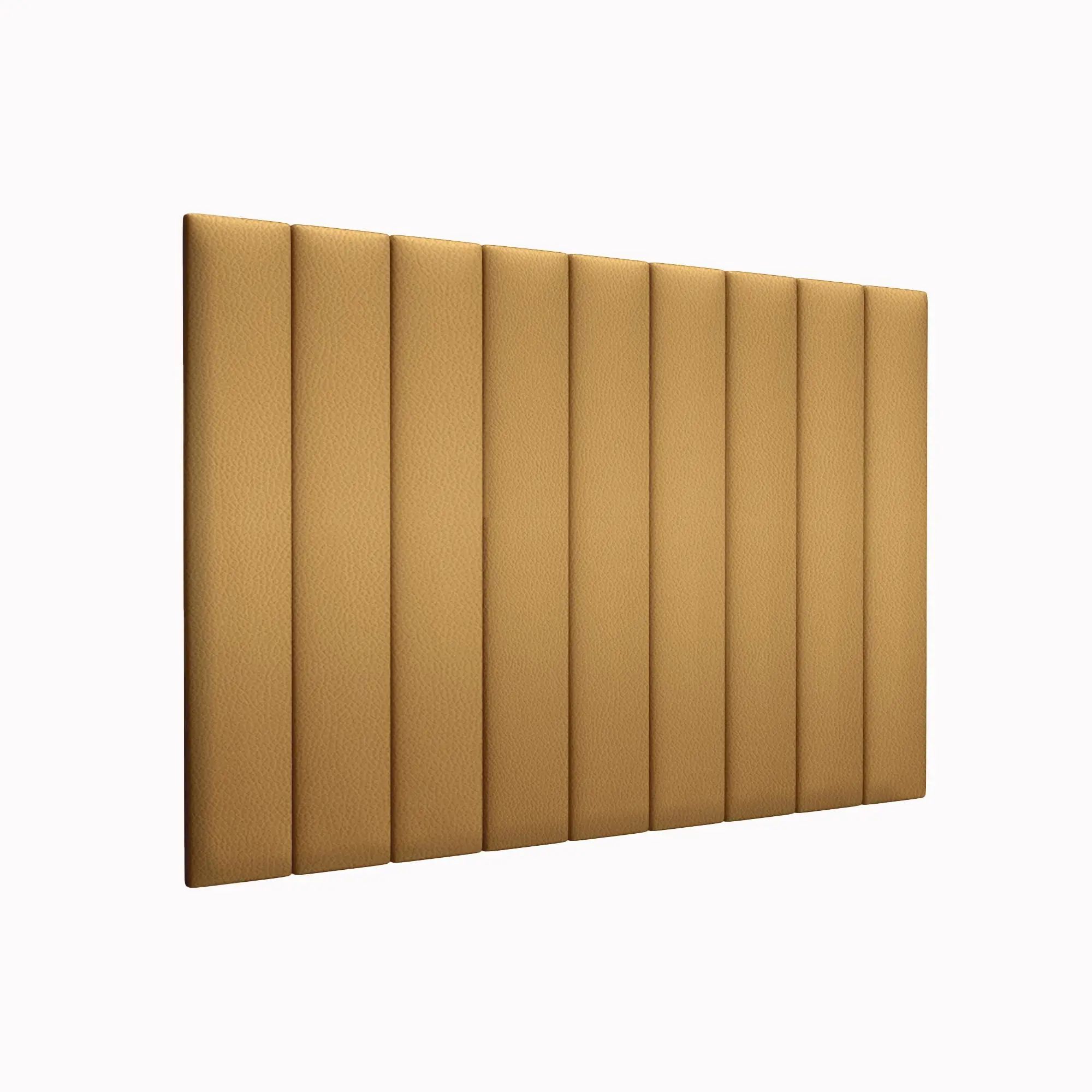 Стеновая панель Eco Leather Gold 15х90 см 4 шт.