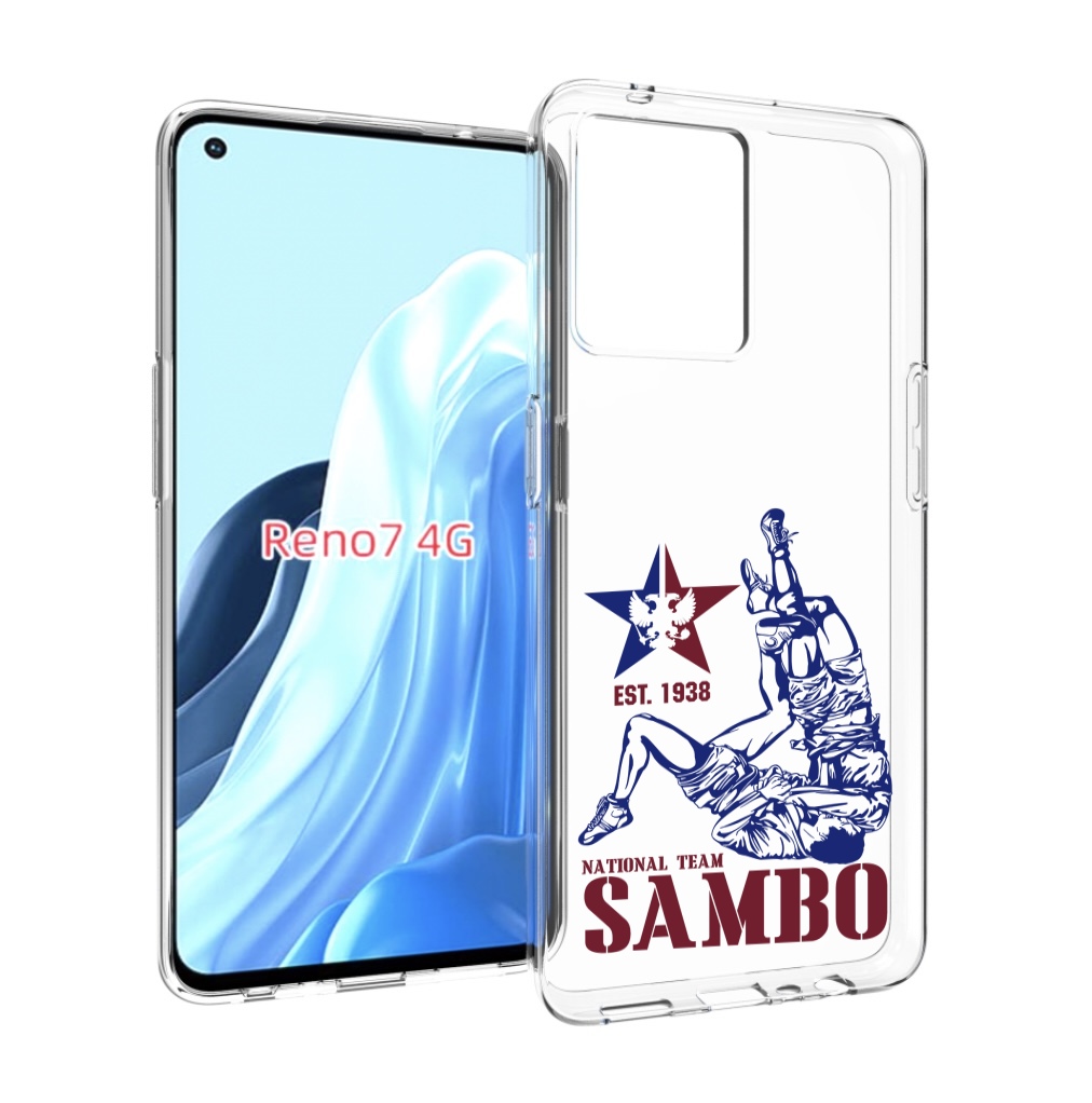 

Чехол MyPads единоборства самбо для OPPO RENO 7 4G, Прозрачный, Tocco
