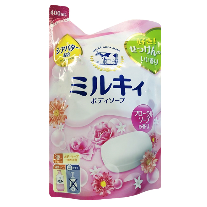 Купить Жидкое пенное мыло для тела COW Brand (Milky) c керамидами и молочными протеинами 400 мл