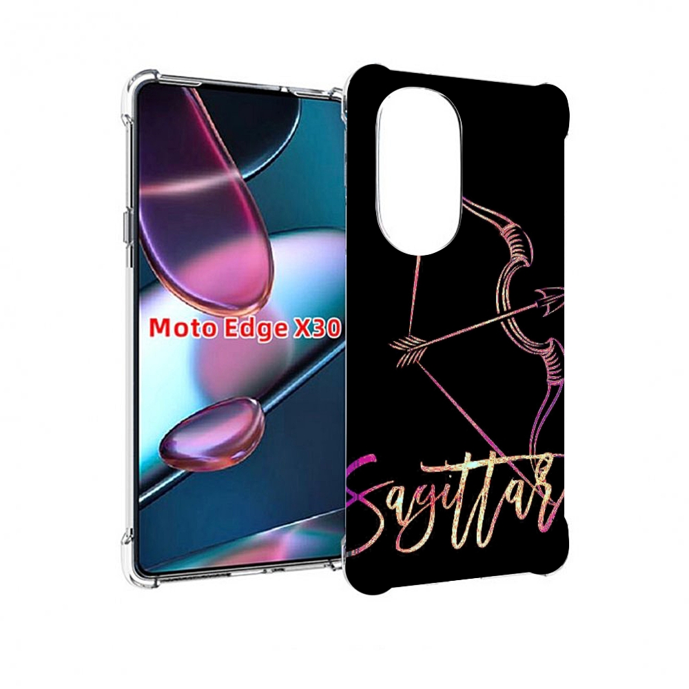 

Чехол MyPads знак зодиака стрелец 3 для Motorola Moto Edge X30, Прозрачный, Tocco