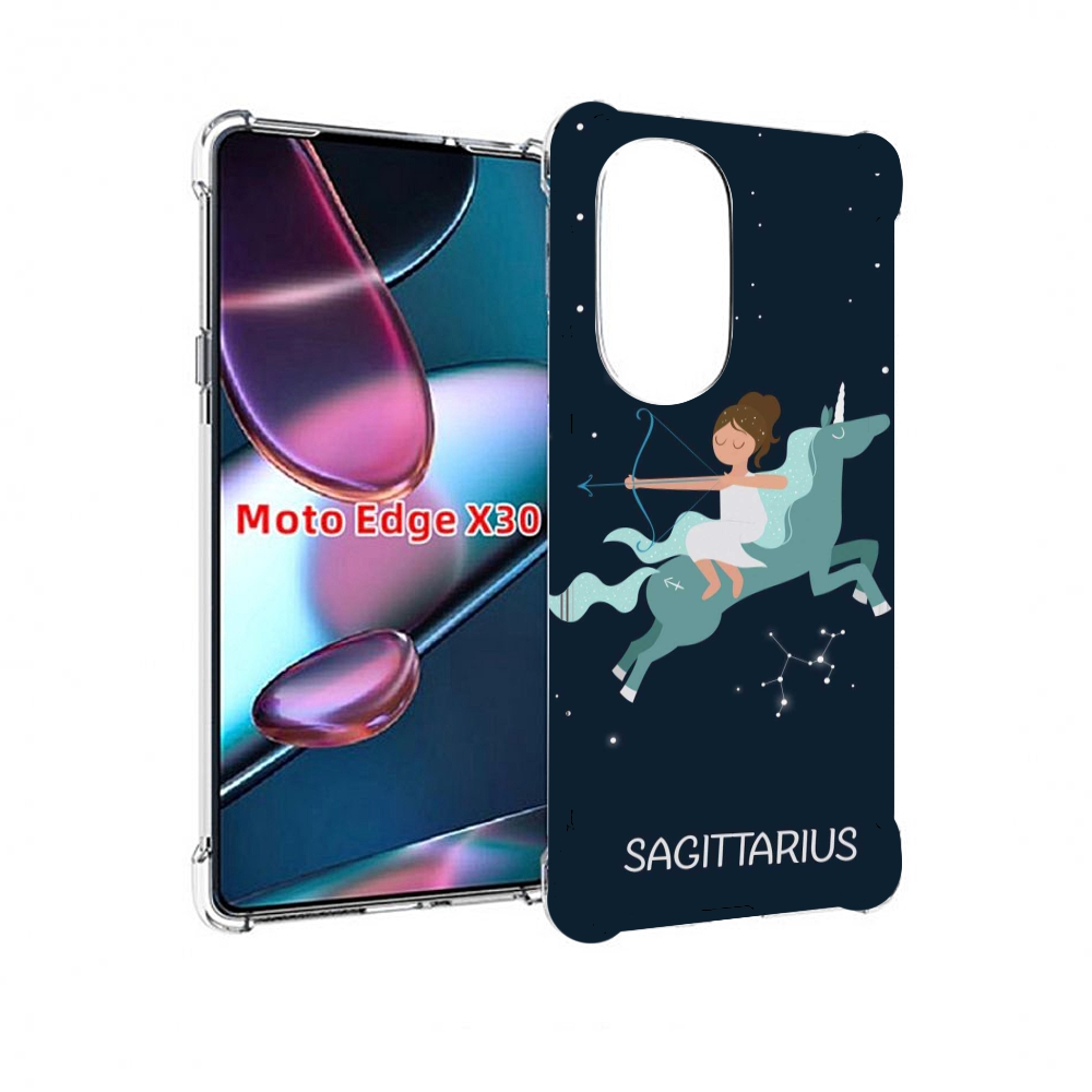 

Чехол MyPads знак зодиака стрелец 5 для Motorola Moto Edge X30, Прозрачный, Tocco