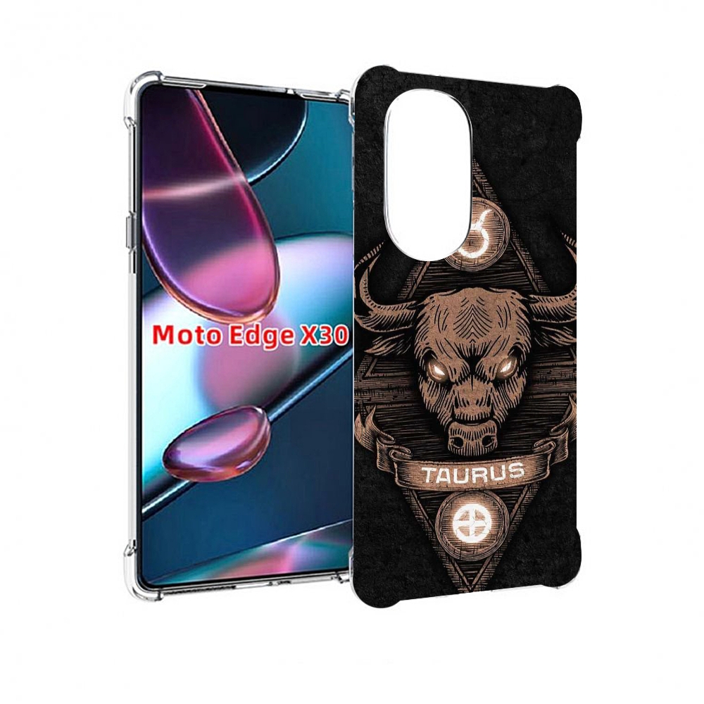 

Чехол MyPads знак зодиака телец 2 для Motorola Moto Edge X30, Прозрачный, Tocco
