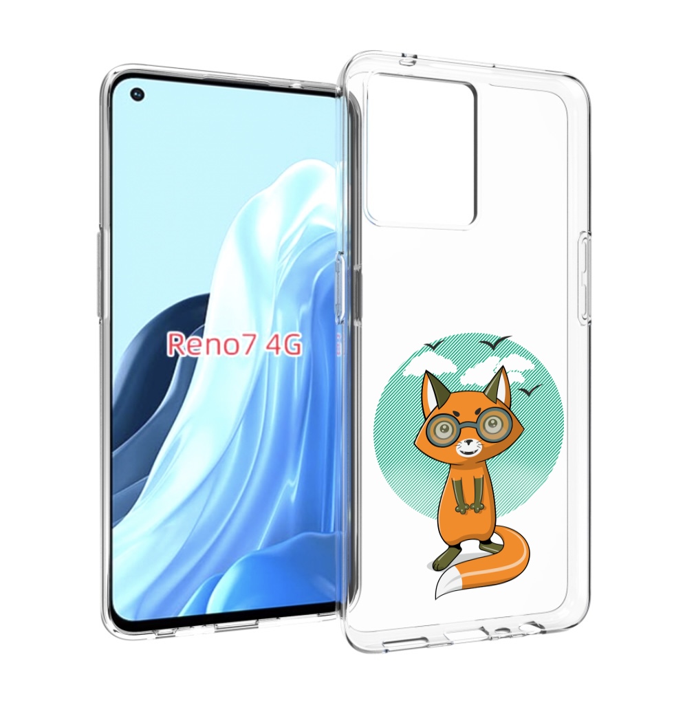 

Чехол MyPads задумчивая лиса для OPPO RENO 7 4G, Прозрачный, Tocco