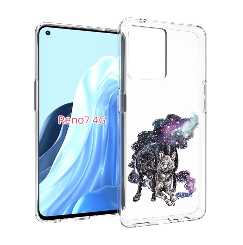 

Чехол MyPads звездные волки для OPPO RENO 7 4G, Прозрачный, Tocco