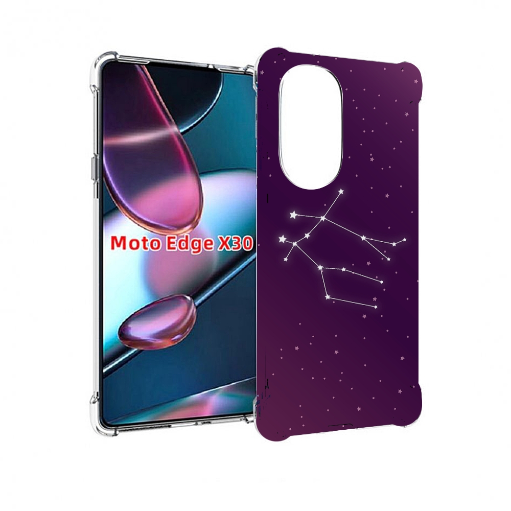 

Чехол MyPads знак-зодиака-близнецы-4 для Motorola Moto Edge X30, Прозрачный, Tocco