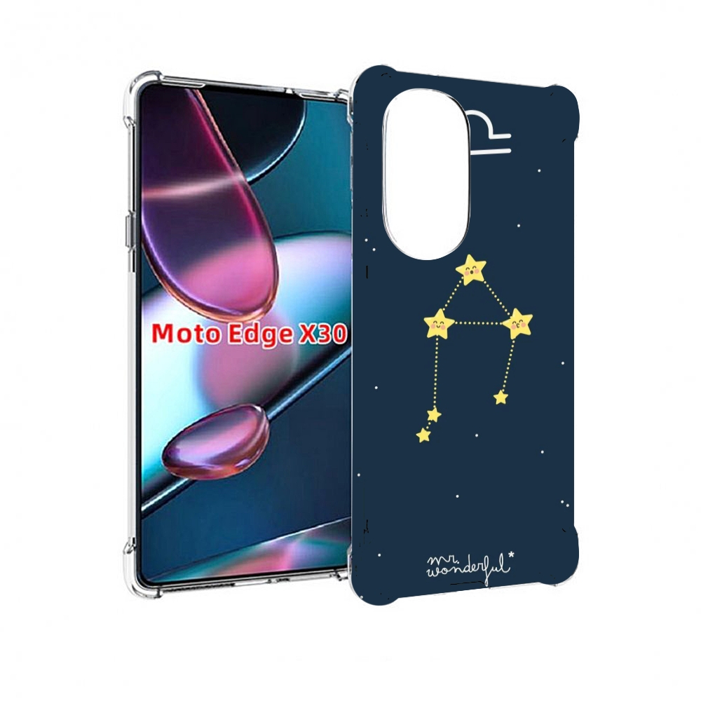 

Чехол MyPads знак-зодиака-весы-1 для Motorola Moto Edge X30, Прозрачный, Tocco