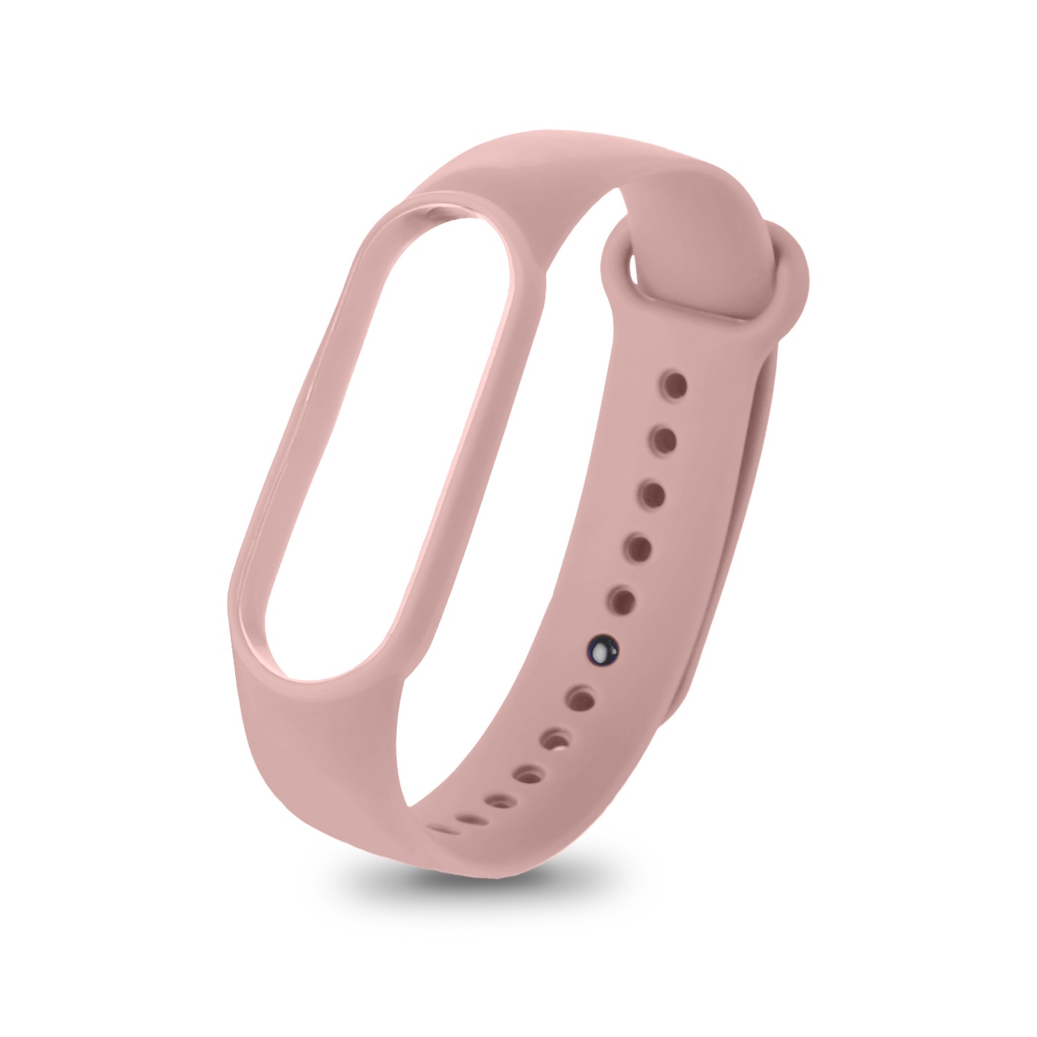 Сменный ремешок Isa для Xiaomi Mi Band 5/ Mi Band 6 flesh pink (Розовый)