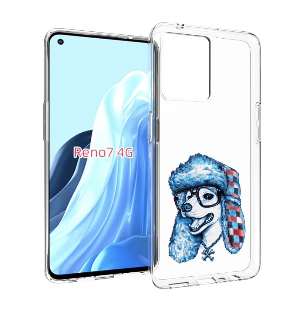 

Чехол MyPads зимний пес для OPPO RENO 7 4G, Прозрачный, Tocco