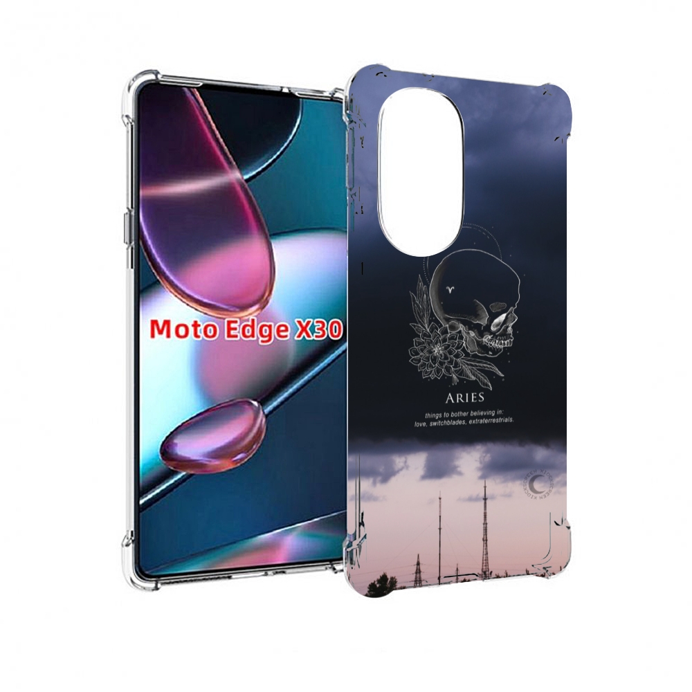 

Чехол MyPads знак-зодиака-овен-4 для Motorola Moto Edge X30, Прозрачный, Tocco