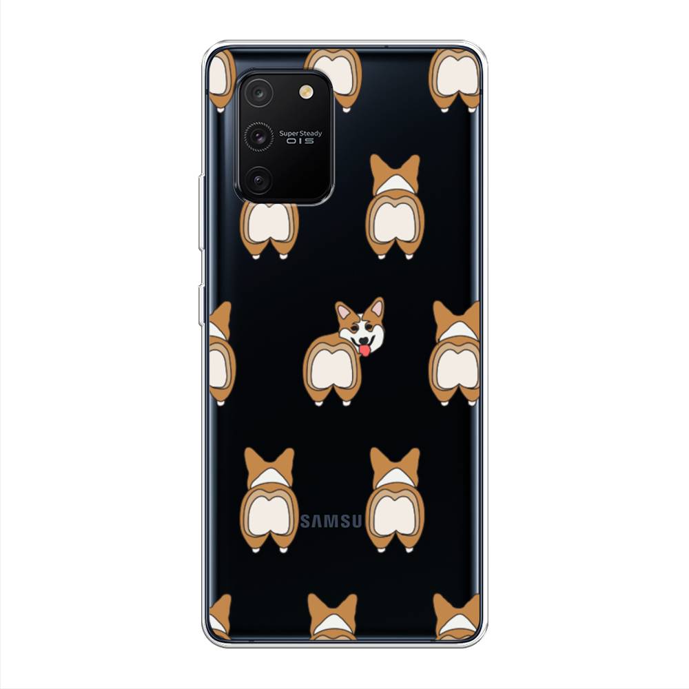 

Чехол Awog на Samsung Galaxy A91/S10 Lite "Милый корги фон", Разноцветный, 29950-2