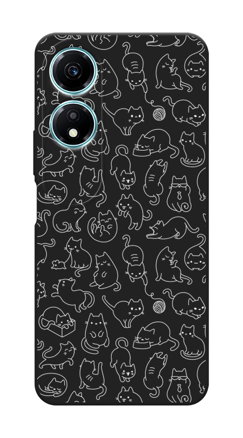

Чехол Awog на Honor X5 Plus "Шкодливые котики", Прозрачный;бежевый, 6121952-1